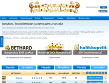 Tablet Screenshot of casino-bonukset.com